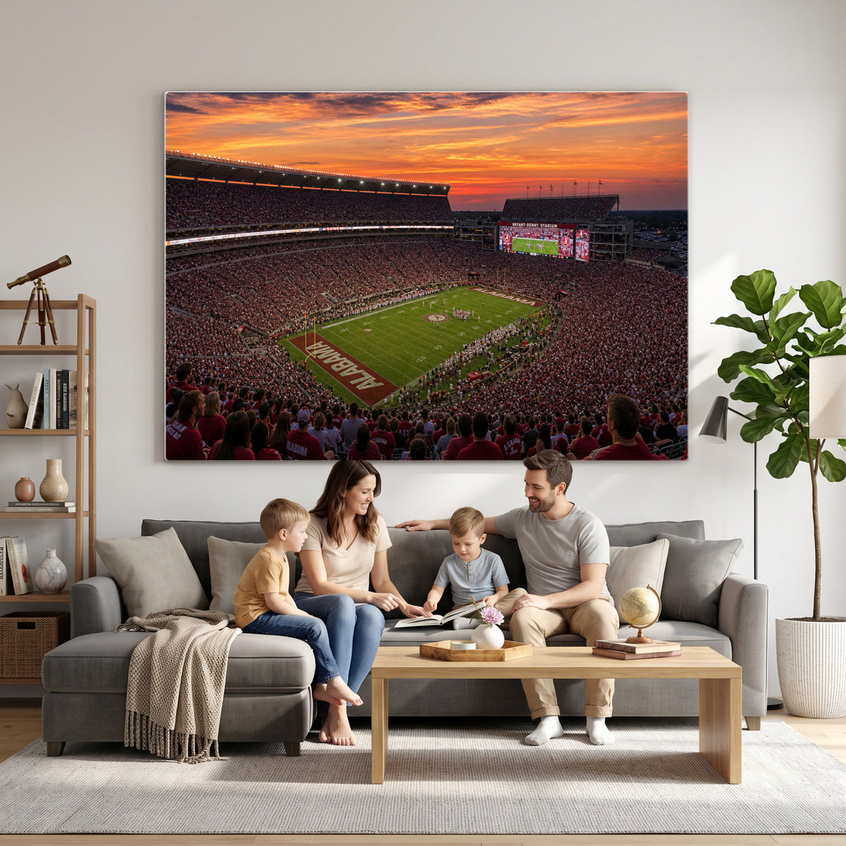 91782096-MGV-CV-36X24 - Stadium Wall Art Canvas Print
