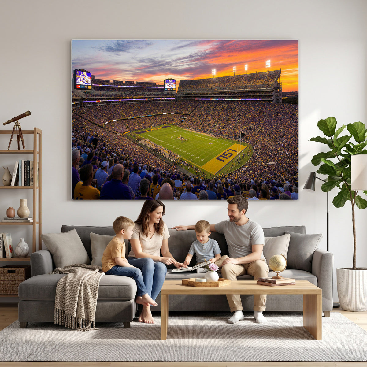 91303167-MGV-CV-36X24 - Stadium Wall Art Canvas Print