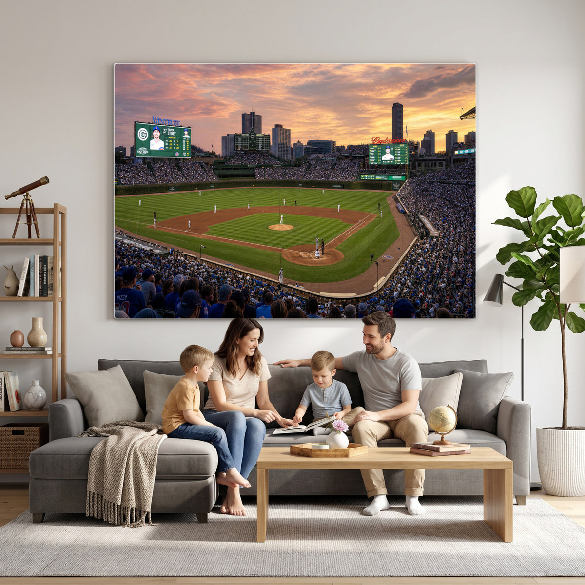 41641466-MGV-CV-36X24 - Stadium Wall Art Canvas Print