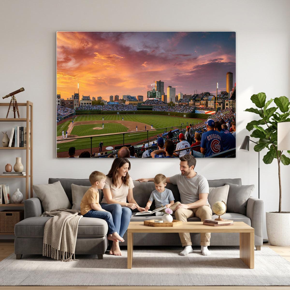 94073020-MGV-CV-36X24 - Stadium Wall Art Canvas Print