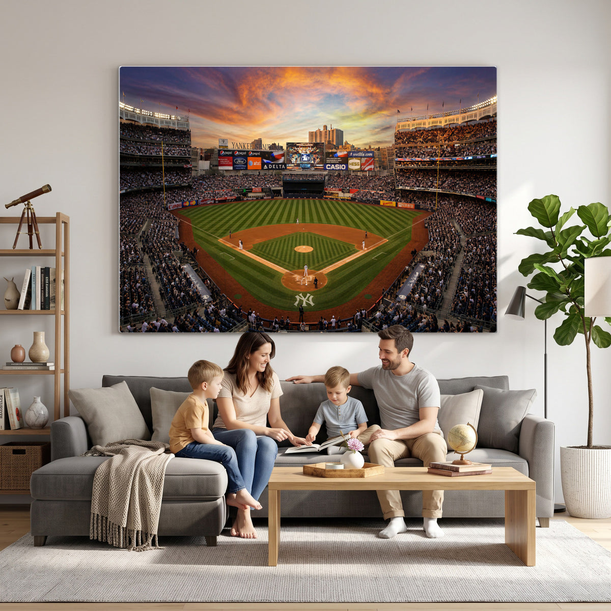 71157927-MGV-CV-36X24 - Stadium Wall Art Canvas Print