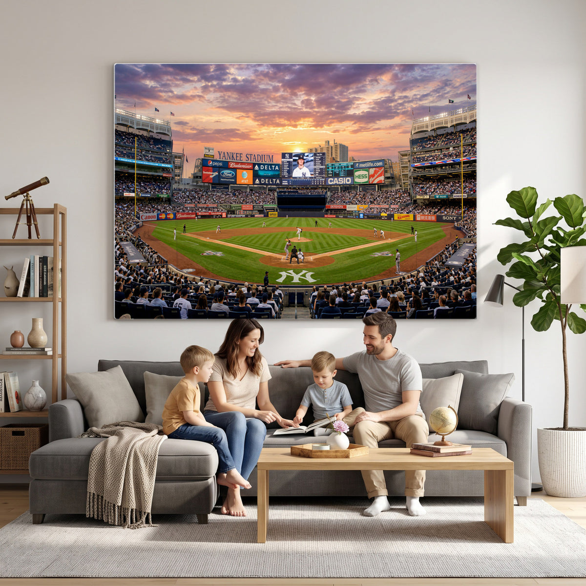 26297292-MGV-CV-36X24 - Stadium Wall Art Canvas Print