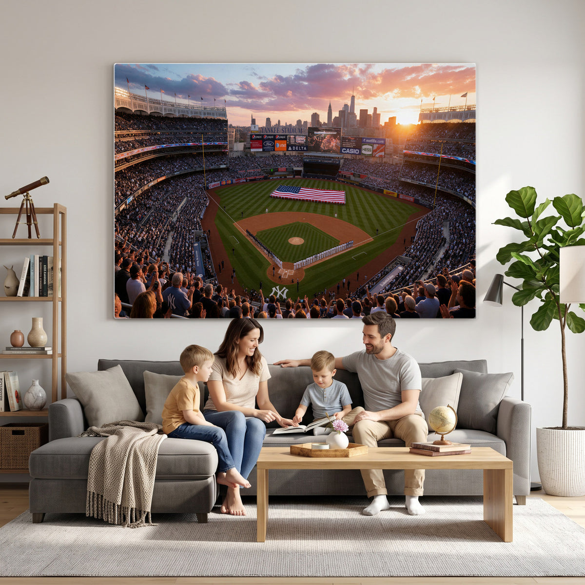 43632742-MGV-CV-36X24 - Stadium Wall Art Canvas Print