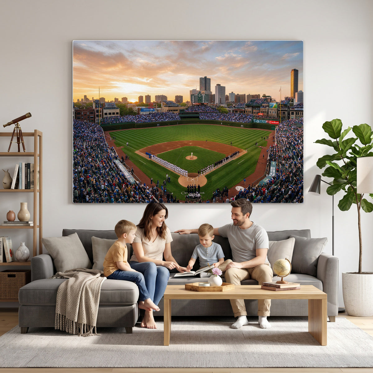 76885212-MGV-CV-36X24 - Stadium Wall Art Canvas Print