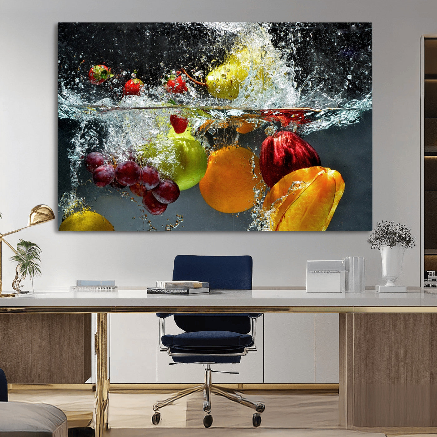 -Kithen Vegetables World Wall Art Canvas Print