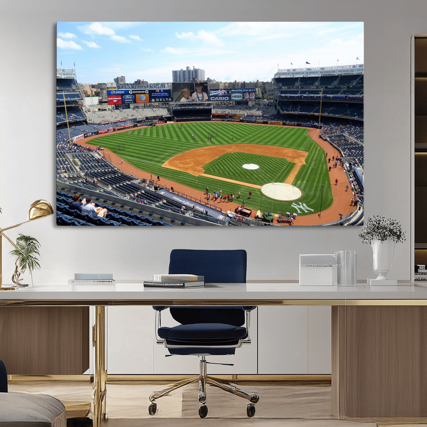 98047-MGV-CV-36X24-Buffalo Bills Stadium Wall Art - Buffalo Bills Decor- NFL Fans Gift, Perfect Sports Decor for Living