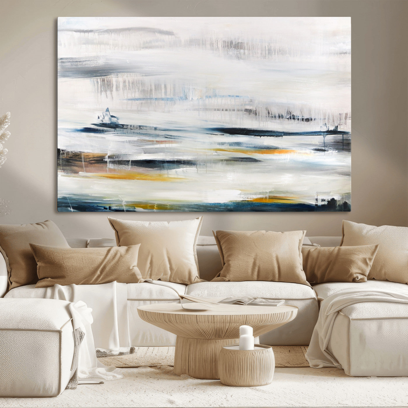 74932-MGV-CV-36X24-Soft Color Abstract Canvas Print
