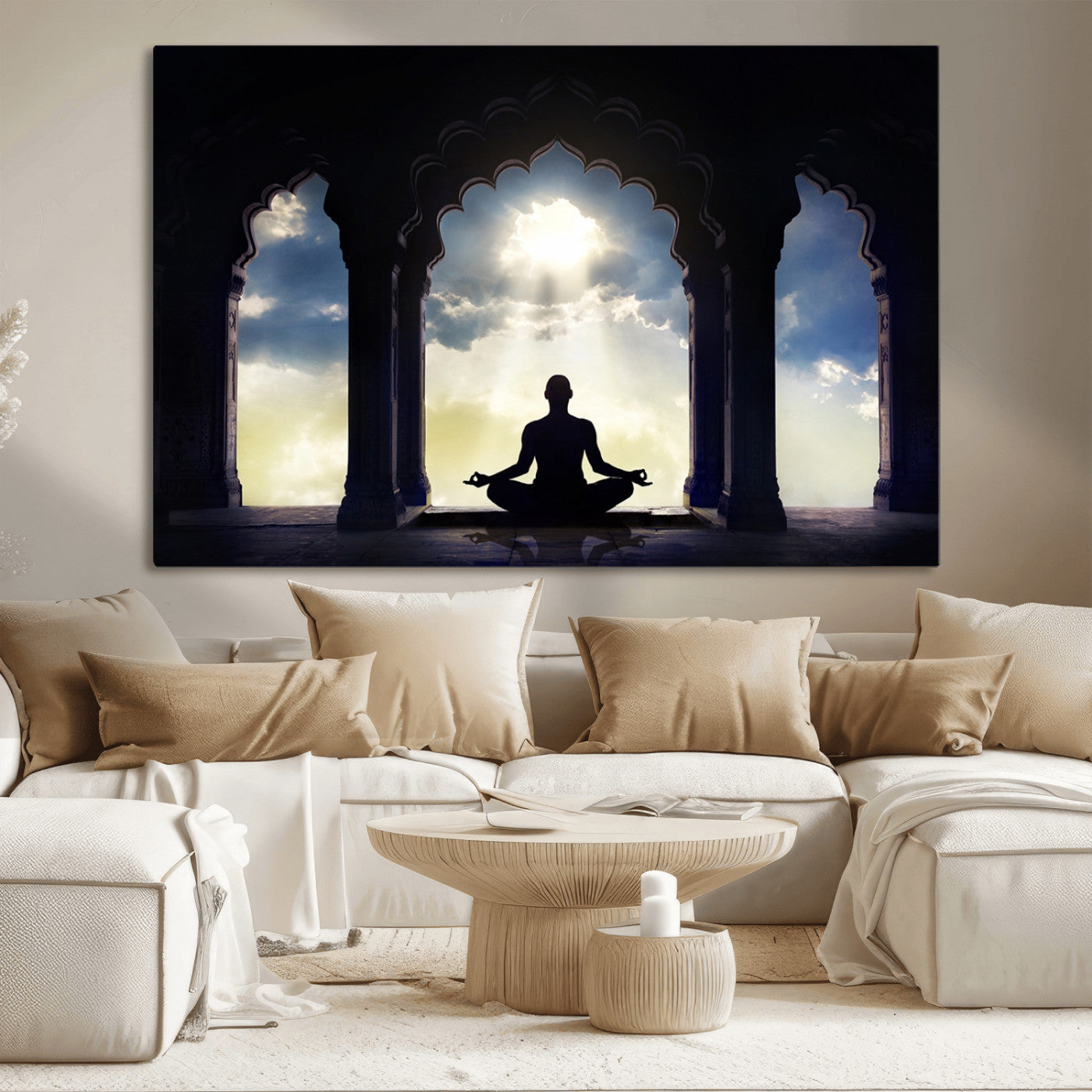 26862-MGV-CV-36X24-Women and Yoga Wall Art Canvas Print