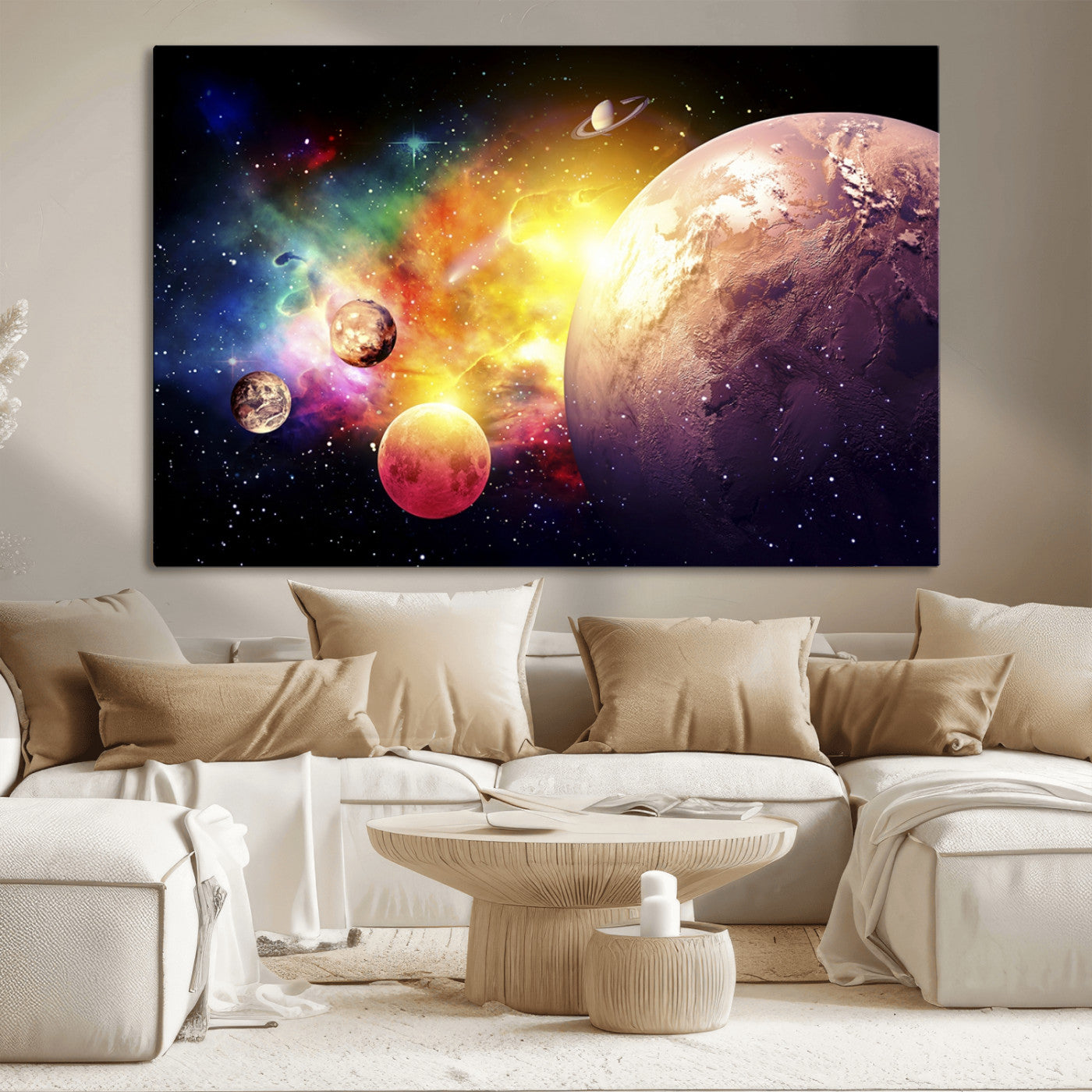 51843-MGV-CV-36X24-Space and Galaxy Canvas Print