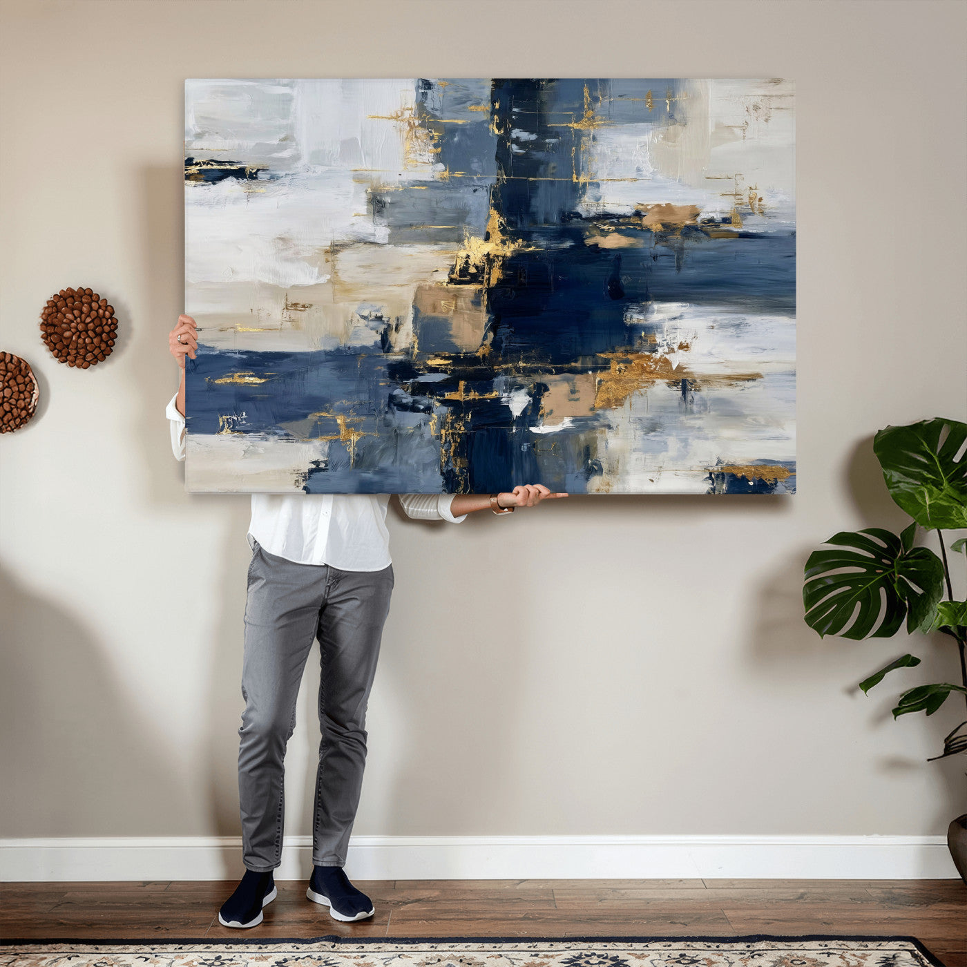 57128767-MGV-CV-36X24 - Abstract Wall Art Canvas Print