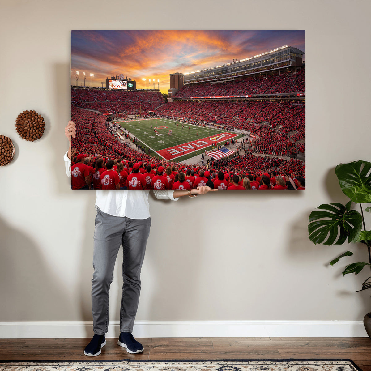 73119077-MGV-CV-36X24 - Stadium Wall Art Canvas Print