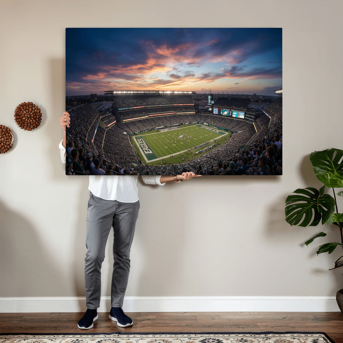 59208973-MGV-CV-36X24 - Stadium Wall Art Canvas Print