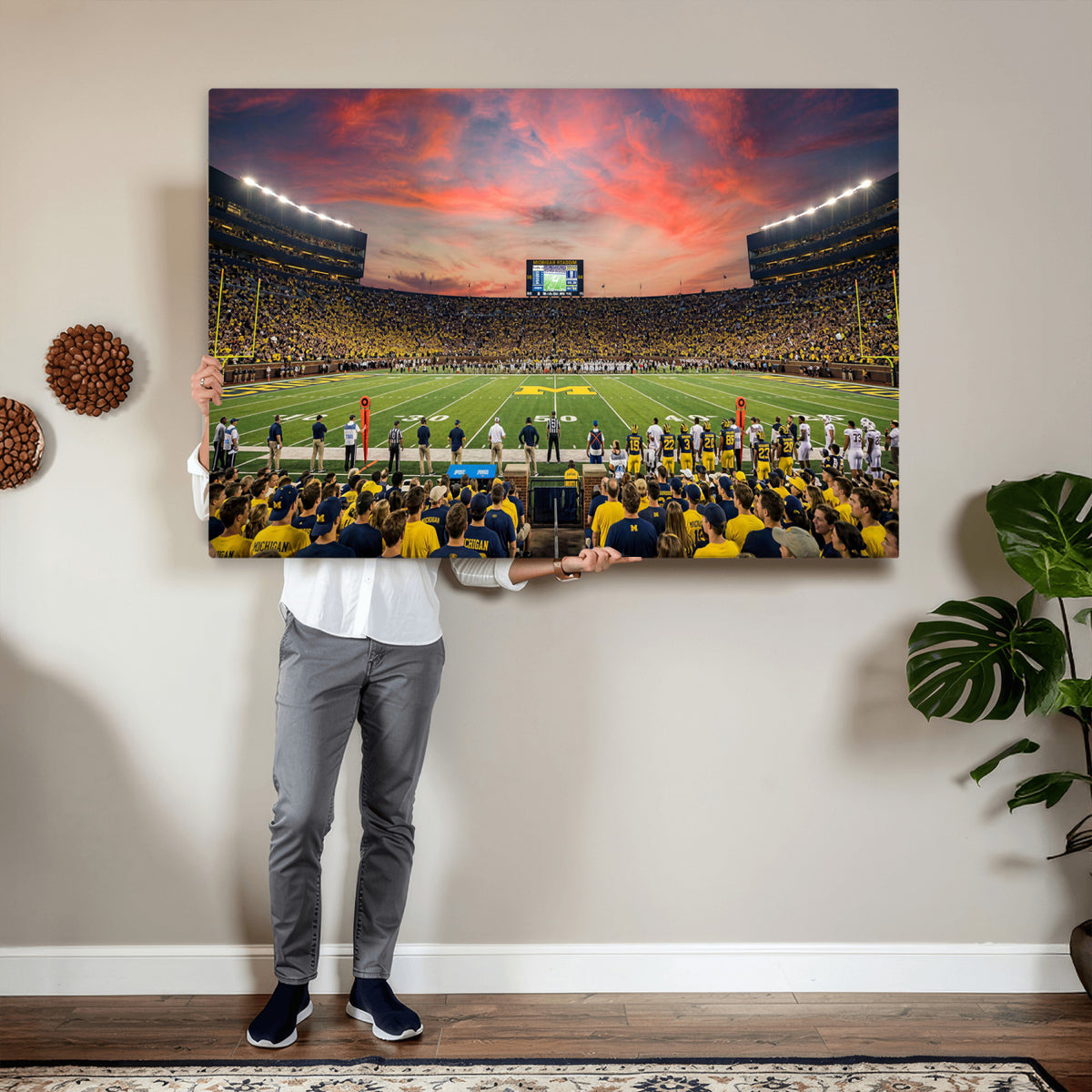 47185949-MGV-CV-36X24 - Stadium Wall Art Canvas Print