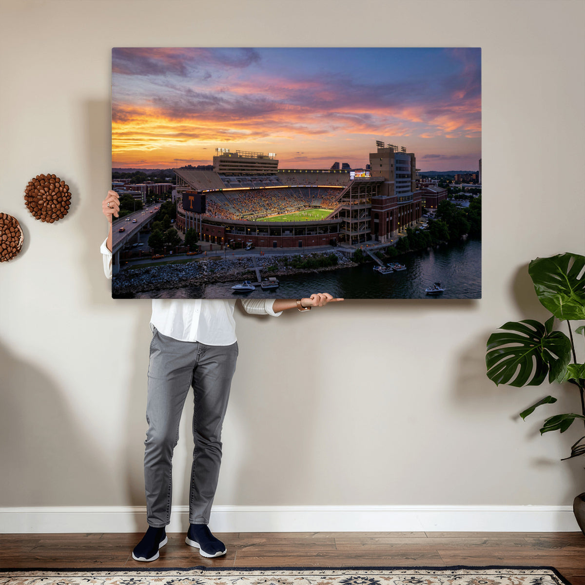61093642-MGV-CV-36X24 - Stadium Wall Art Canvas Print