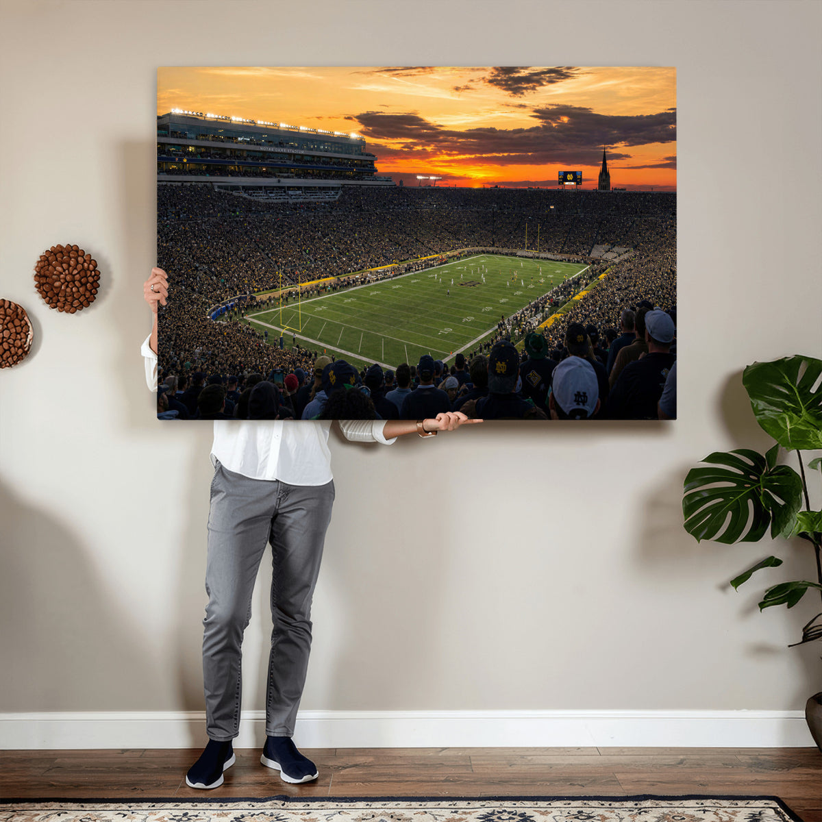 73585402-MGV-CV-36X24 - Stadium Wall Art Canvas Print