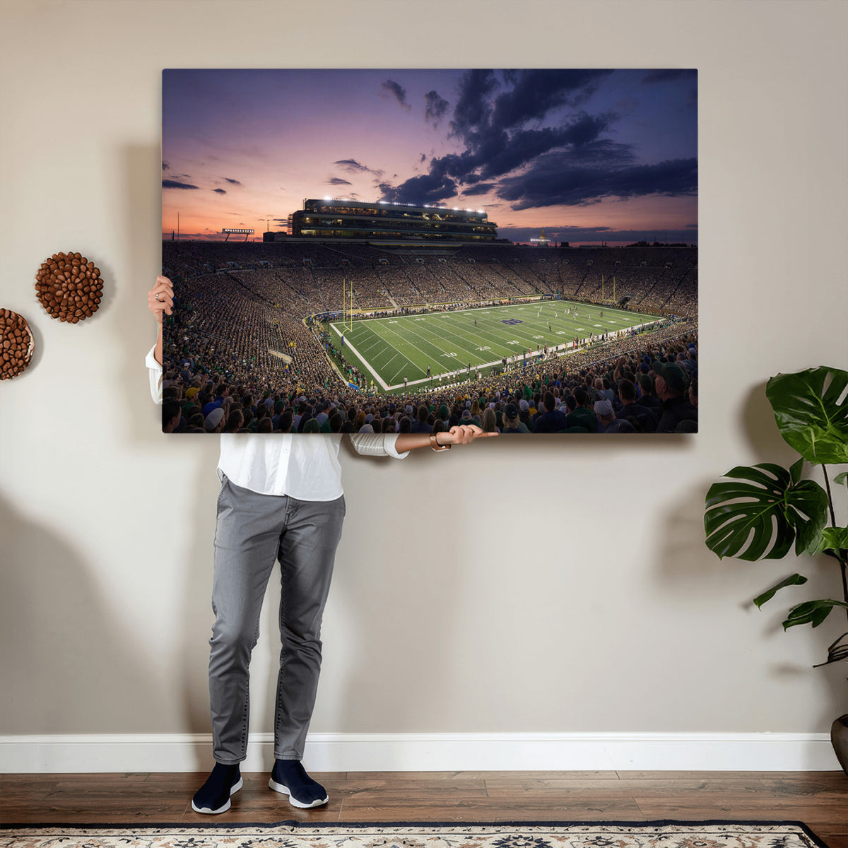 48837941-MGV-CV-36X24 - Stadium Wall Art Canvas Print