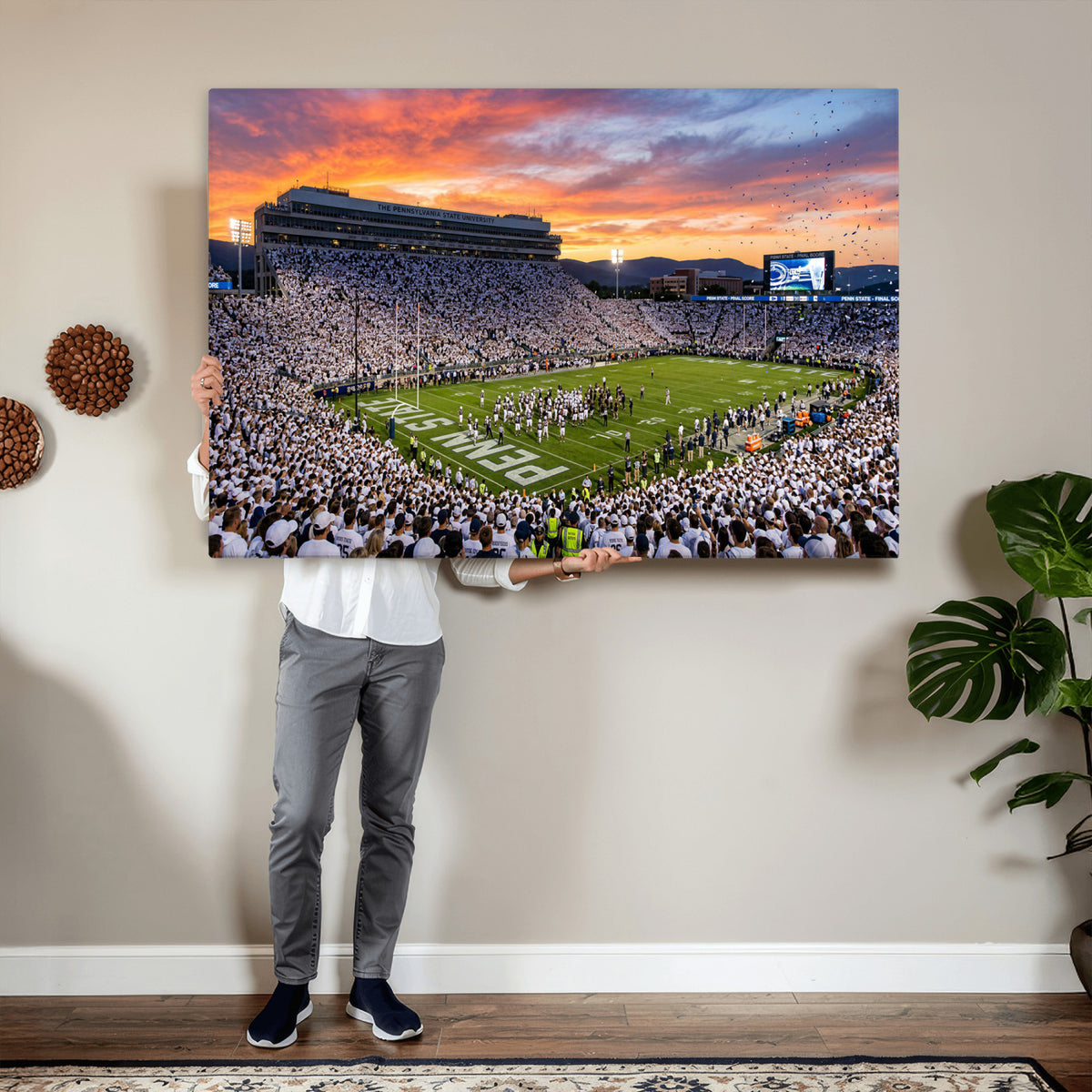 37057330-MGV-CV-36X24 - Stadium Wall Art Canvas Print