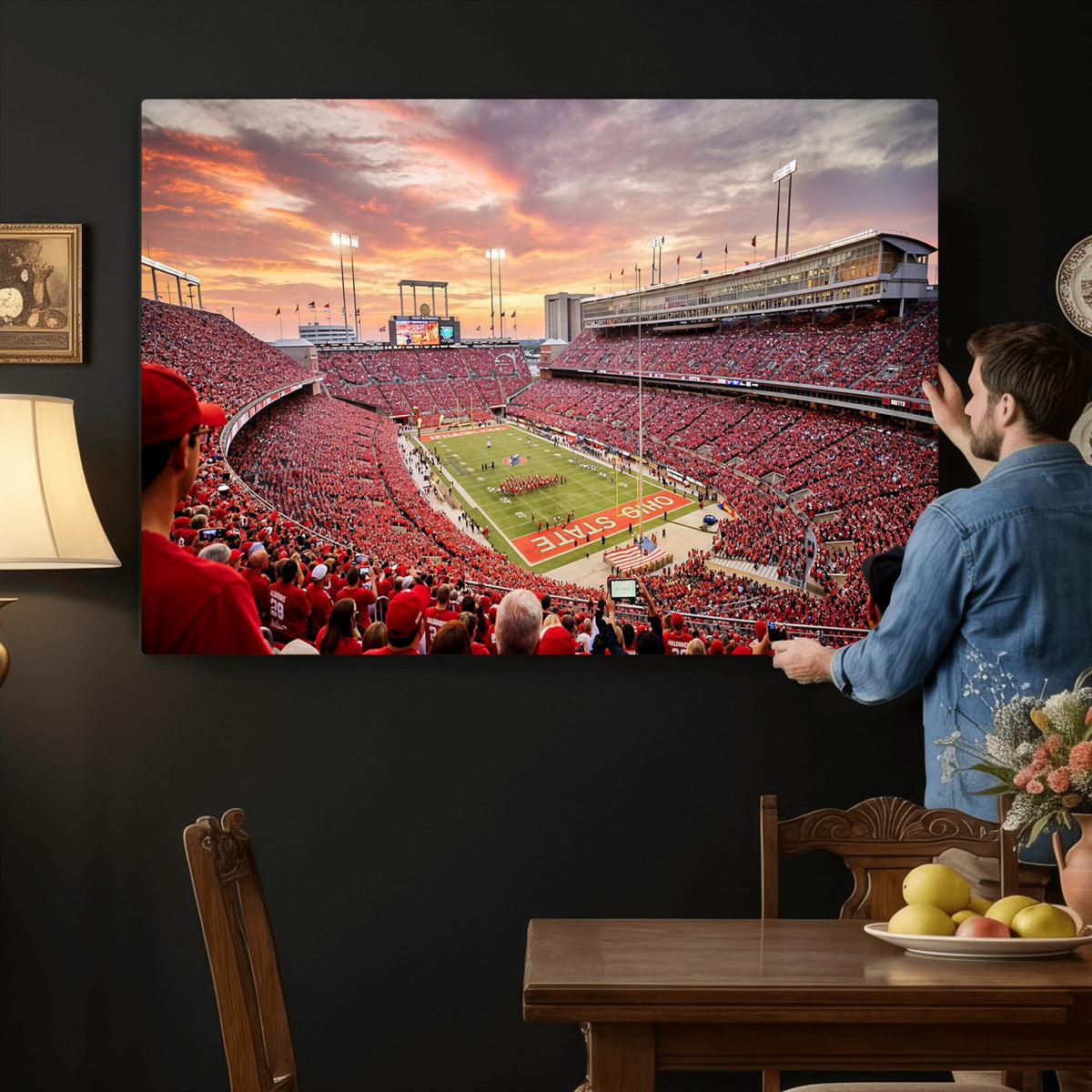 94754966-MGV-CV-36X24 - Stadium Wall Art Canvas Print