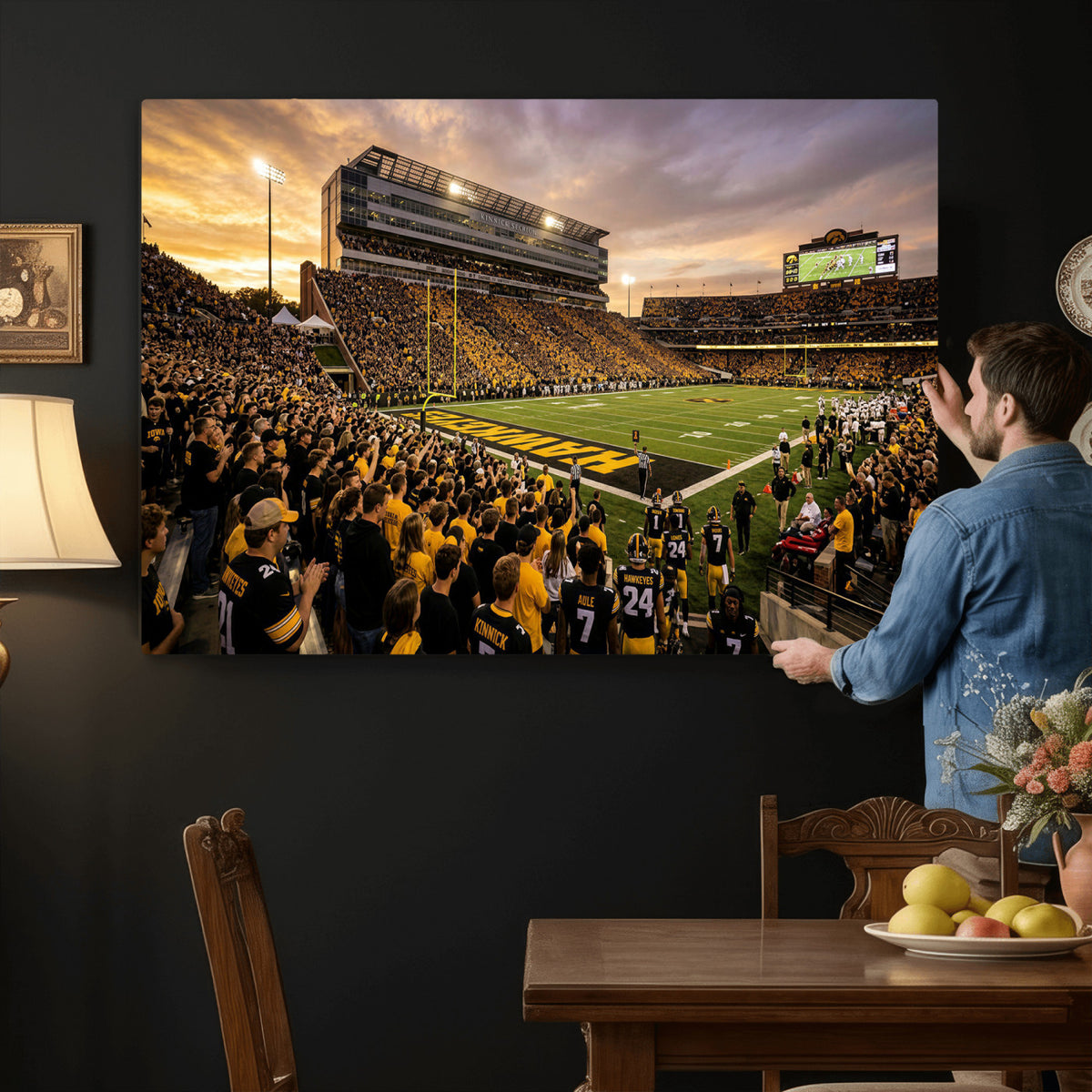 60847729-MGV-CV-36X24 - Stadium Wall Art Canvas Print
