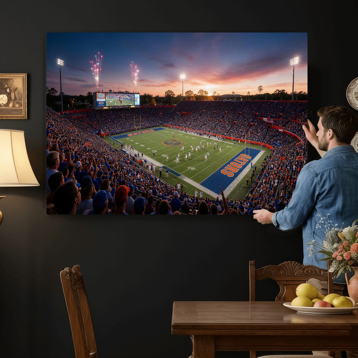 42817292-MGV-CV-36X24 - Stadium Wall Art Canvas Print