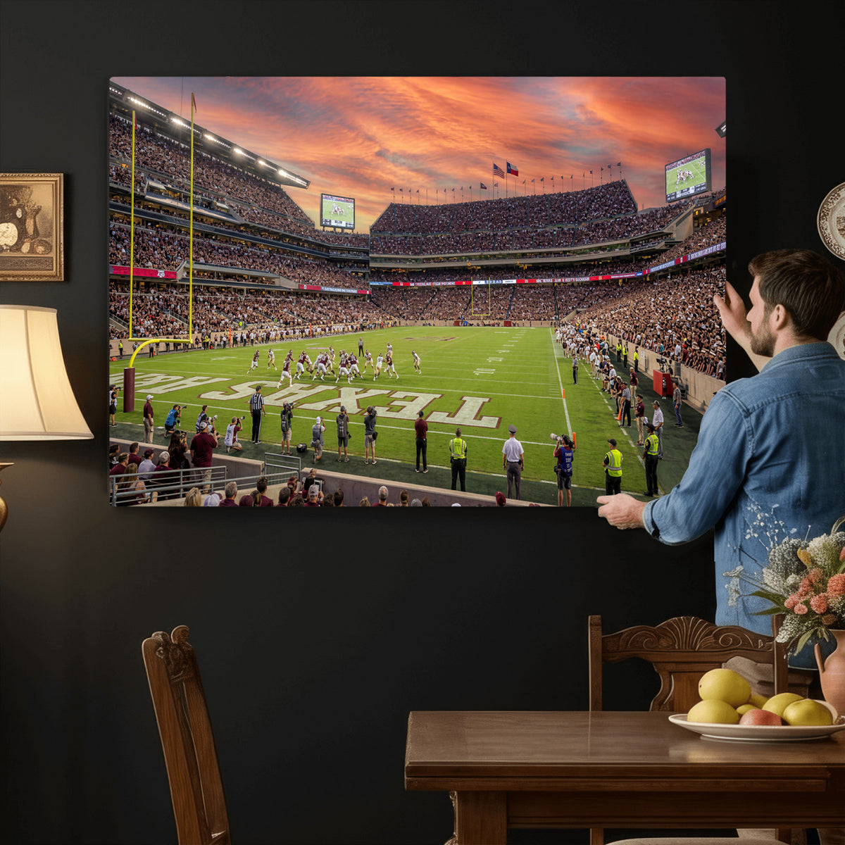 80055809-MGV-CV-36X24 - Stadium Wall Art Canvas Print