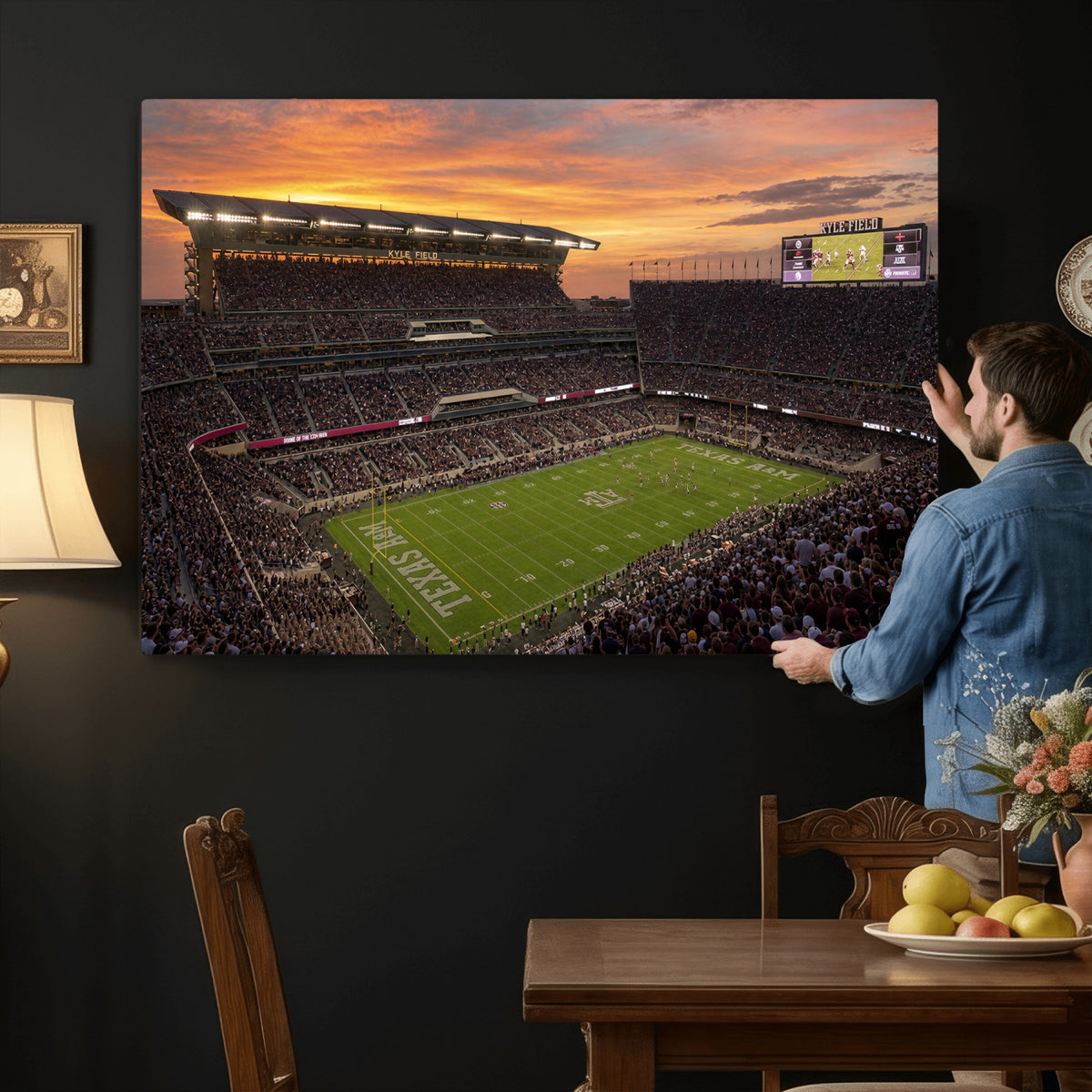 77401853-MGV-CV-36X24 - Stadium Wall Art Canvas Print
