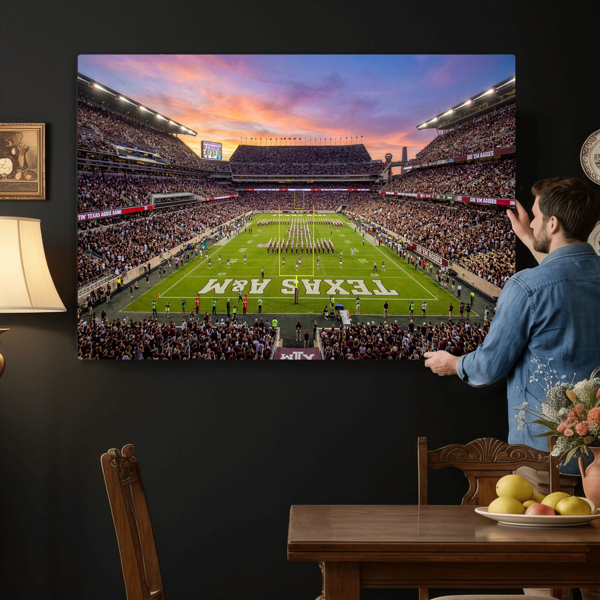 65952219-MGV-CV-36X24 - Stadium Wall Art Canvas Print