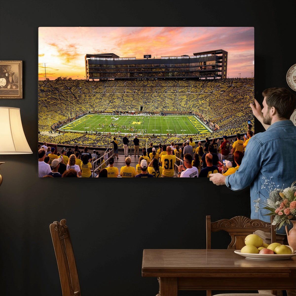 27265223-MGV-CV-36X24 - Stadium Wall Art Canvas Print