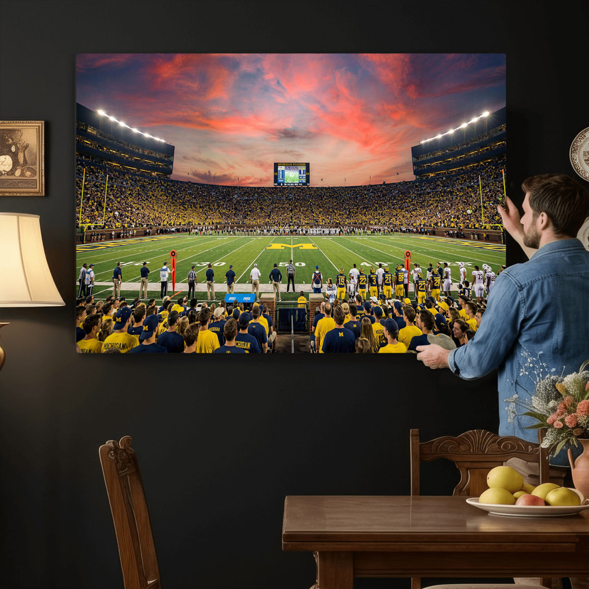 47185949-MGV-CV-36X24 - Stadium Wall Art Canvas Print