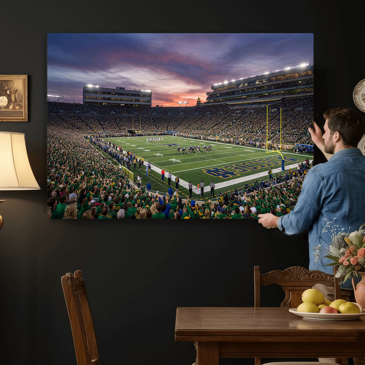 34836892-MGV-CV-36X24 - Stadium Wall Art Canvas Print