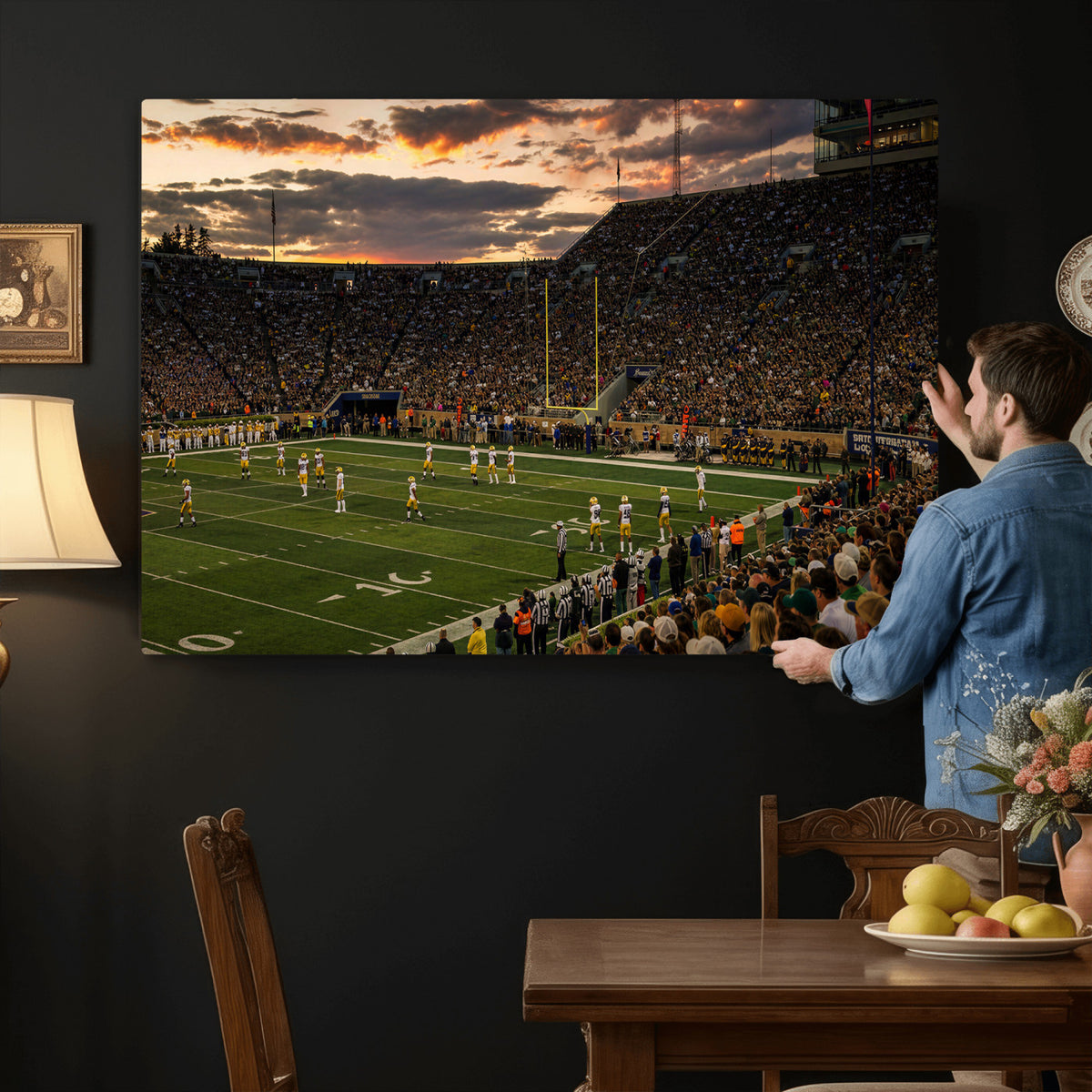 17703678-MGV-CV-36X24 - Stadium Wall Art Canvas Print