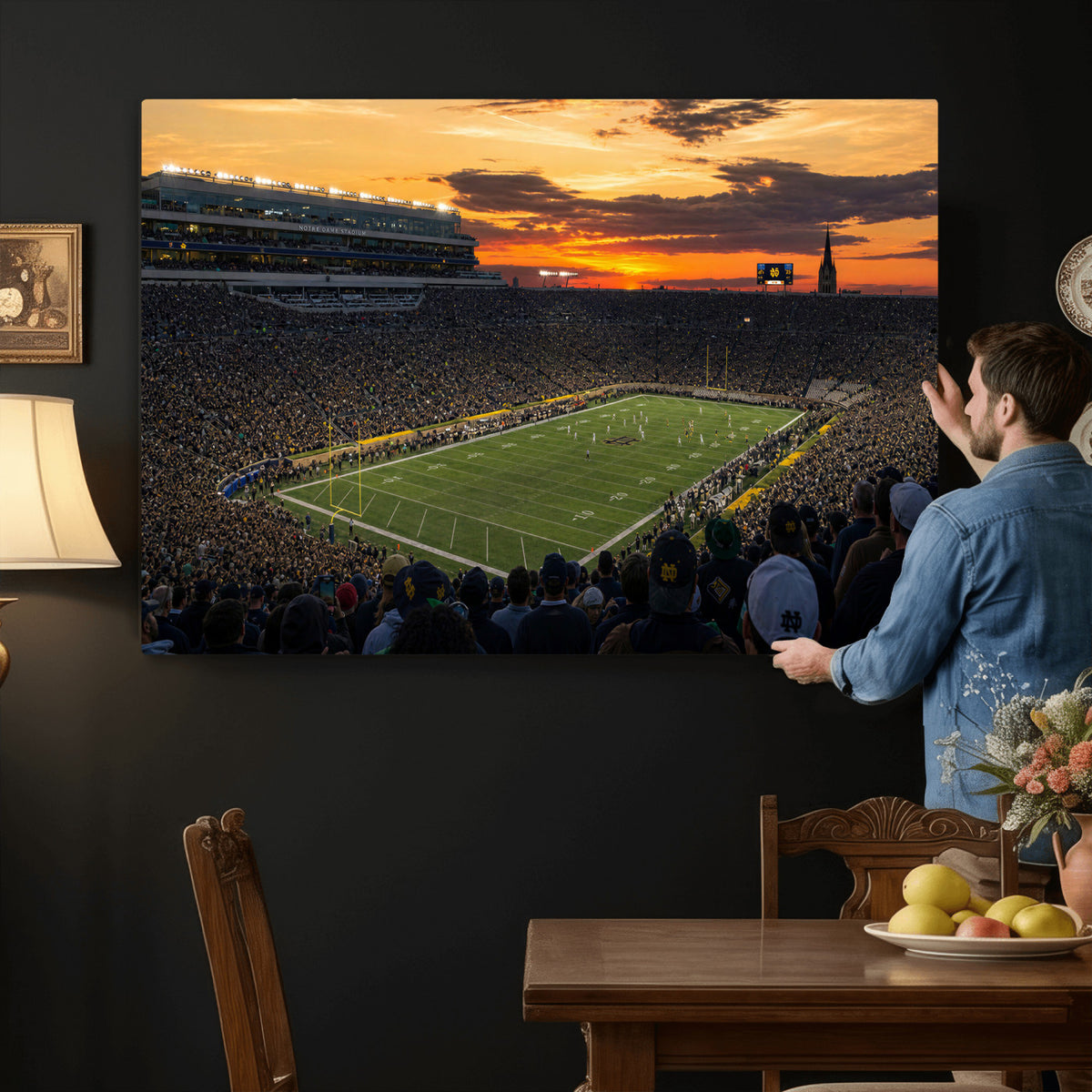73585402-MGV-CV-36X24 - Stadium Wall Art Canvas Print