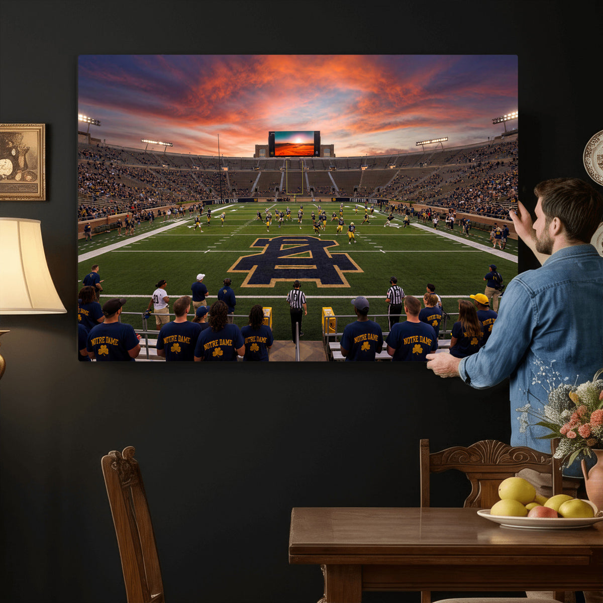 75411323-MGV-CV-36X24 - Stadium Wall Art Canvas Print