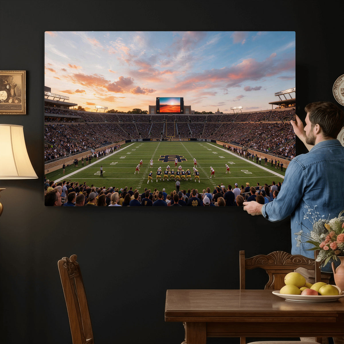 54464530-MGV-CV-36X24 - Stadium Wall Art Canvas Print