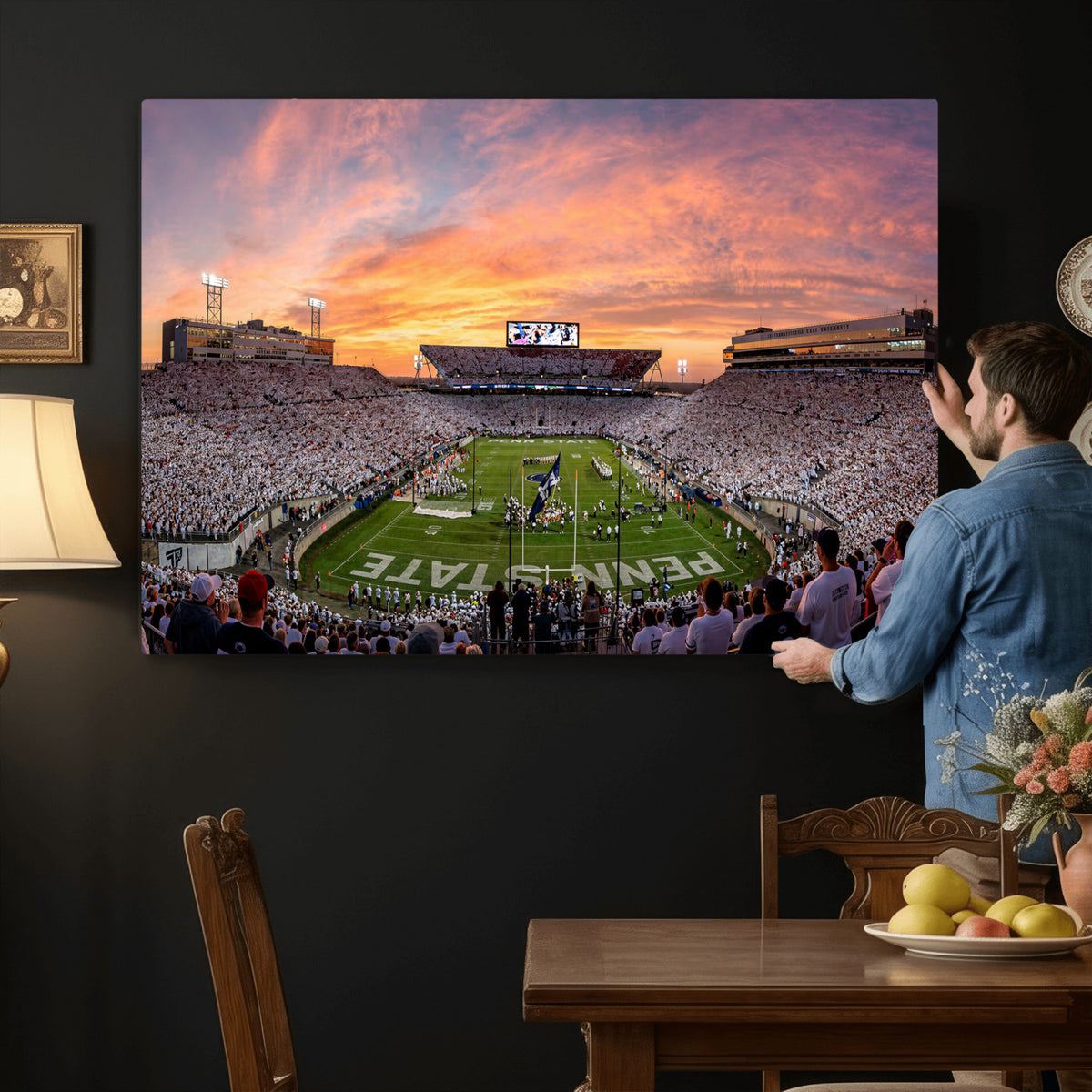 53161432-MGV-CV-36X24 - Stadium Wall Art Canvas Print