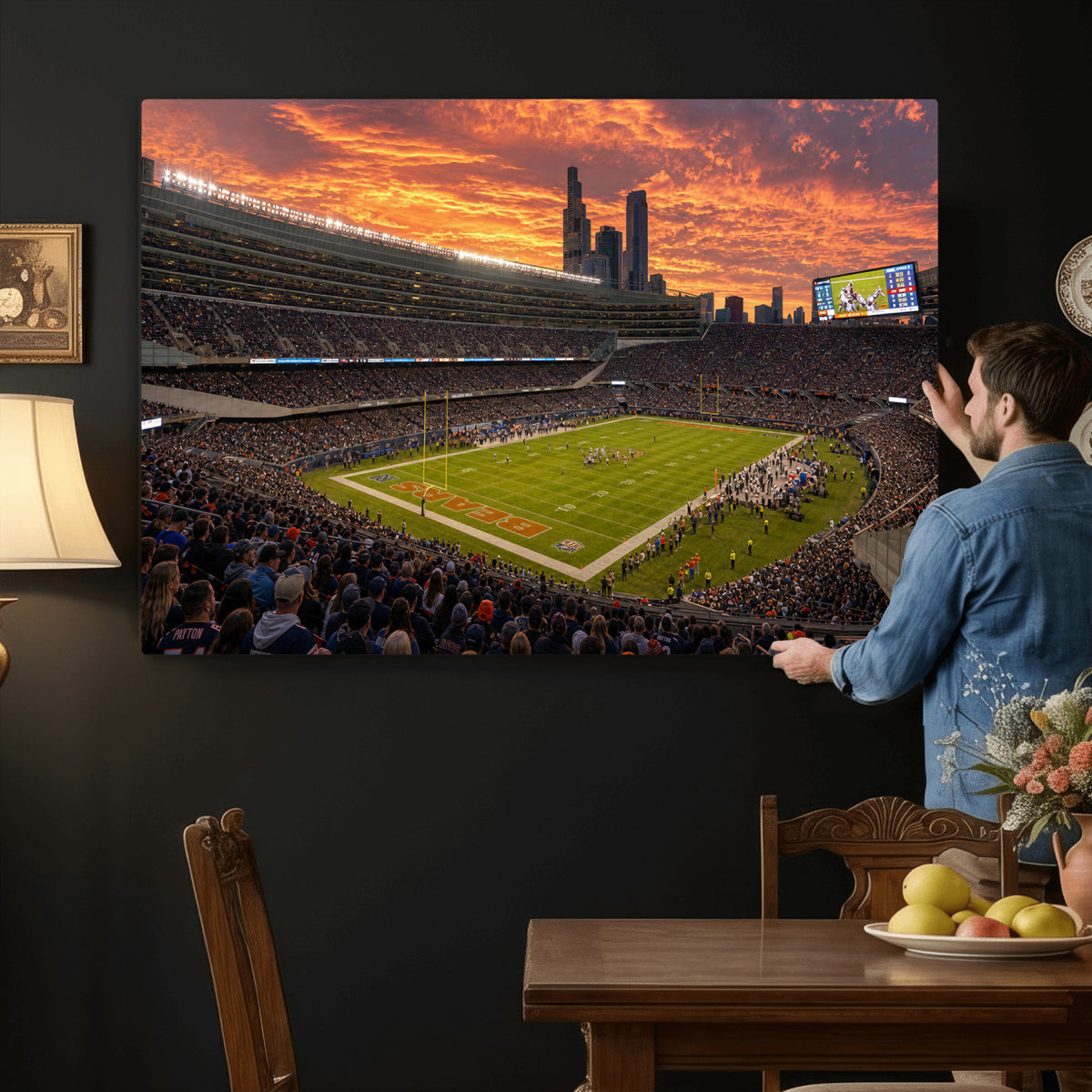 25159364-MGV-CV-36X24 - Stadium Wall Art Canvas Print