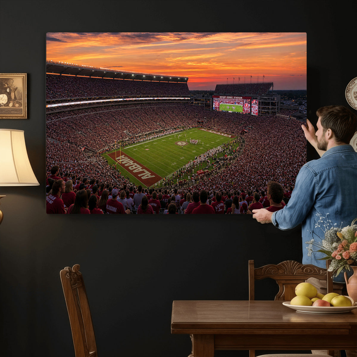 91782096-MGV-CV-36X24 - Stadium Wall Art Canvas Print
