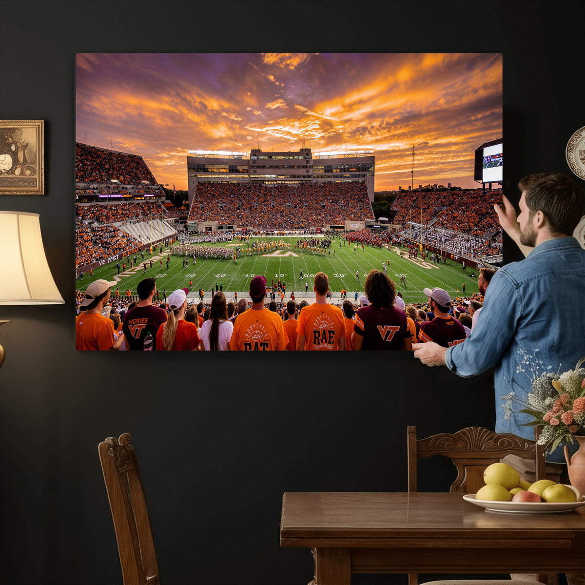 25873880-MGV-CV-36X24 - Stadium Wall Art Canvas Print