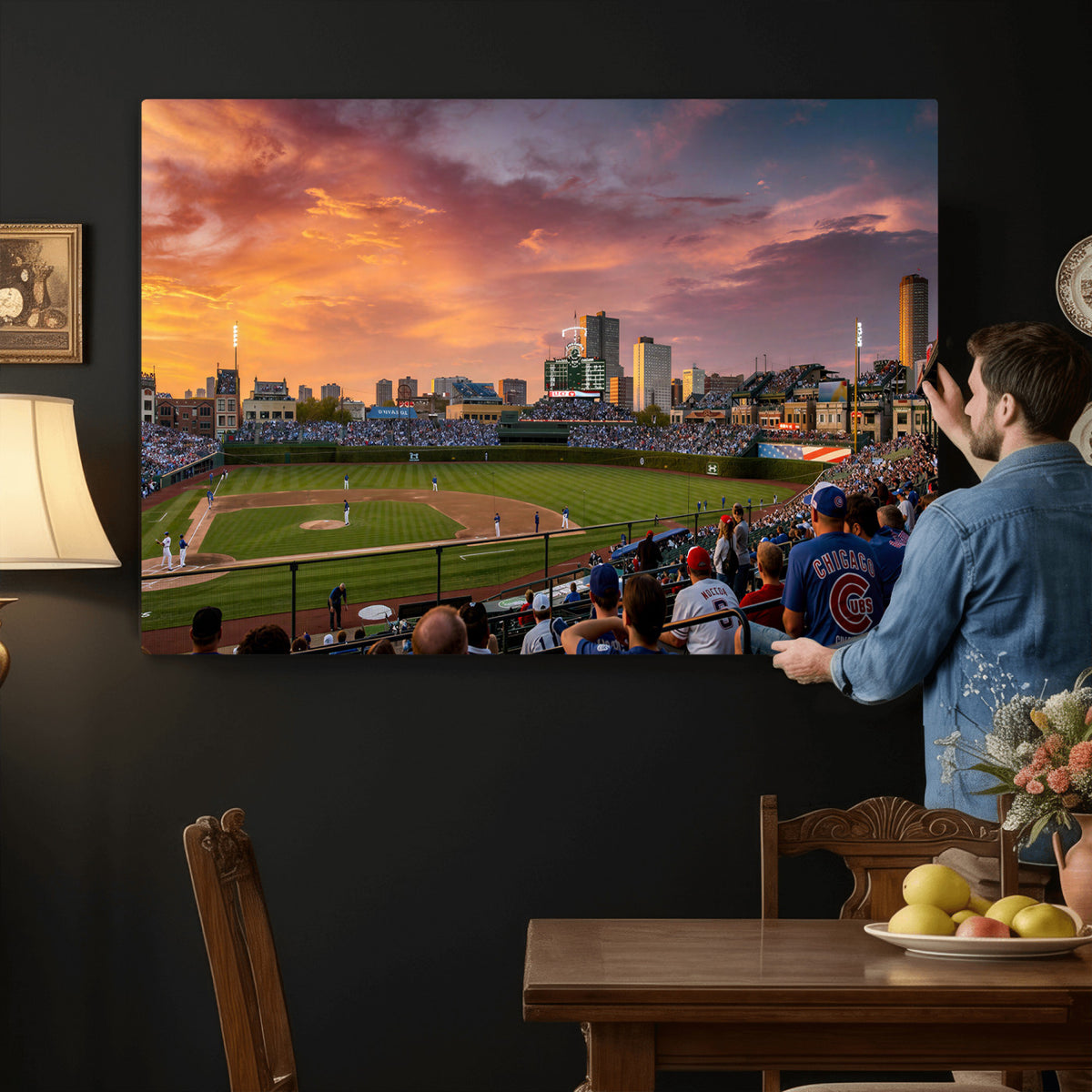 94073020-MGV-CV-36X24 - Stadium Wall Art Canvas Print