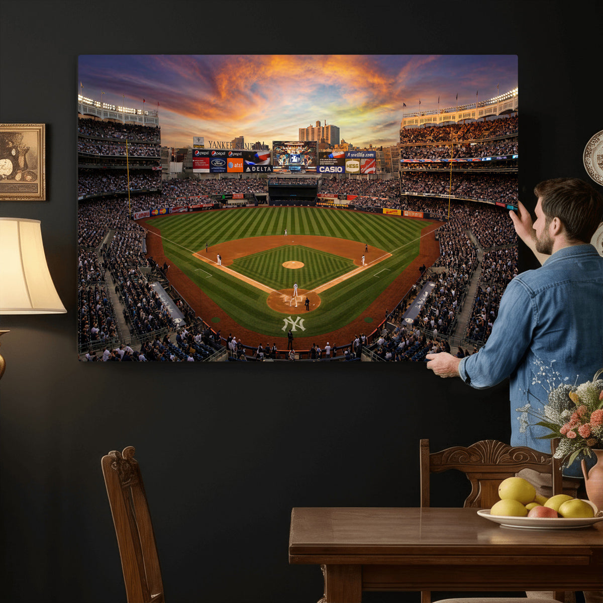 71157927-MGV-CV-36X24 - Stadium Wall Art Canvas Print