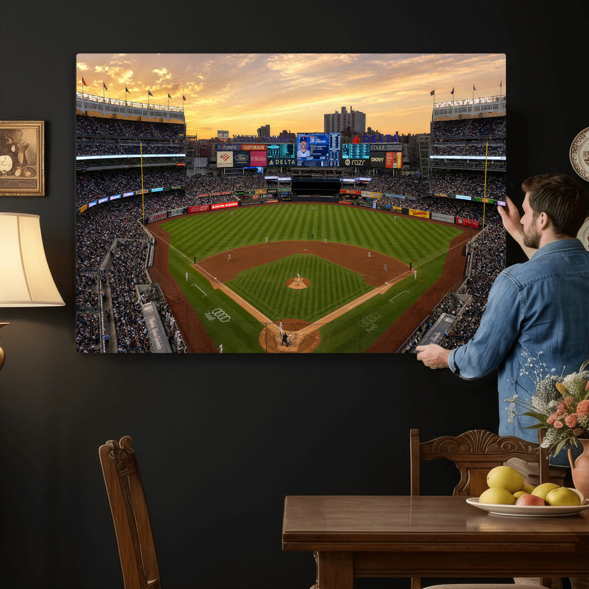 17396699-MGV-CV-36X24 - Stadium Wall Art Canvas Print