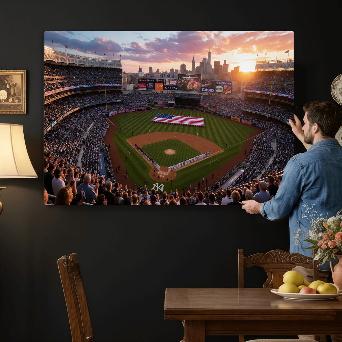43632742-MGV-CV-36X24 - Stadium Wall Art Canvas Print