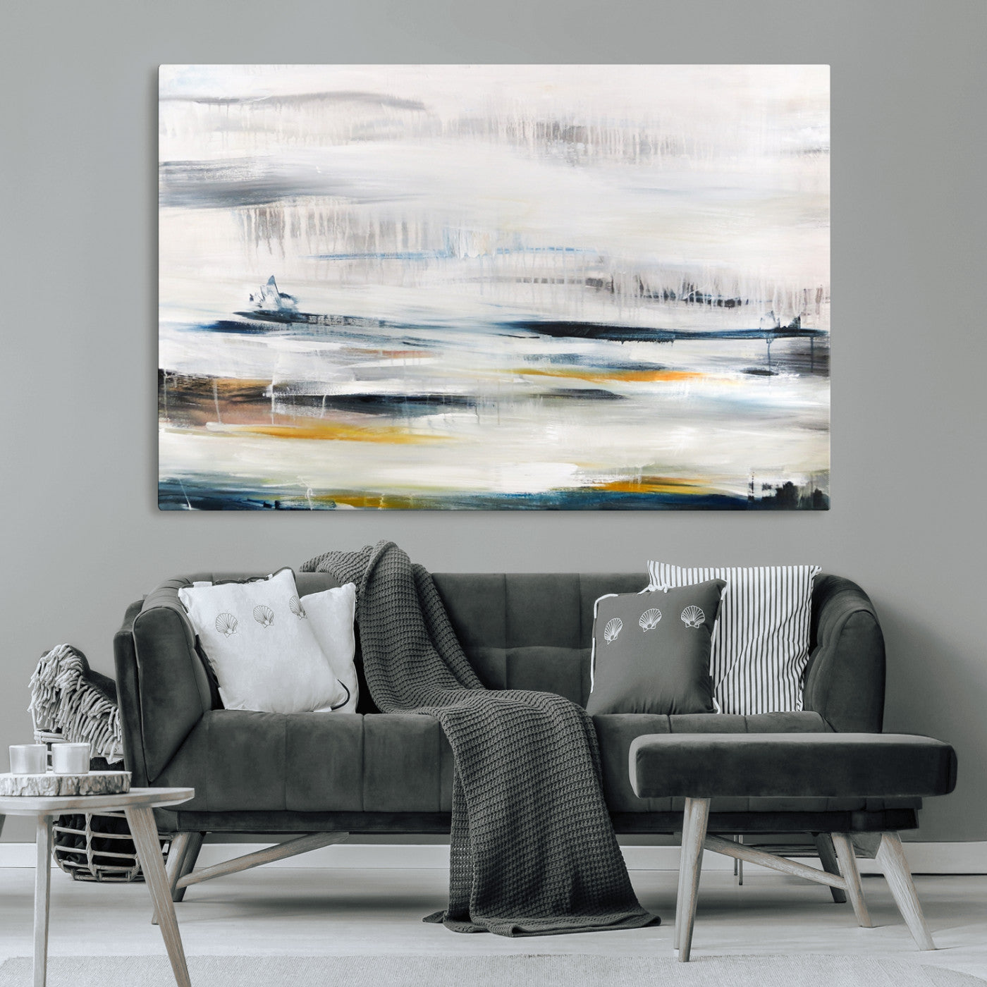 74932-MGV-CV-36X24-Soft Color Abstract Canvas Print