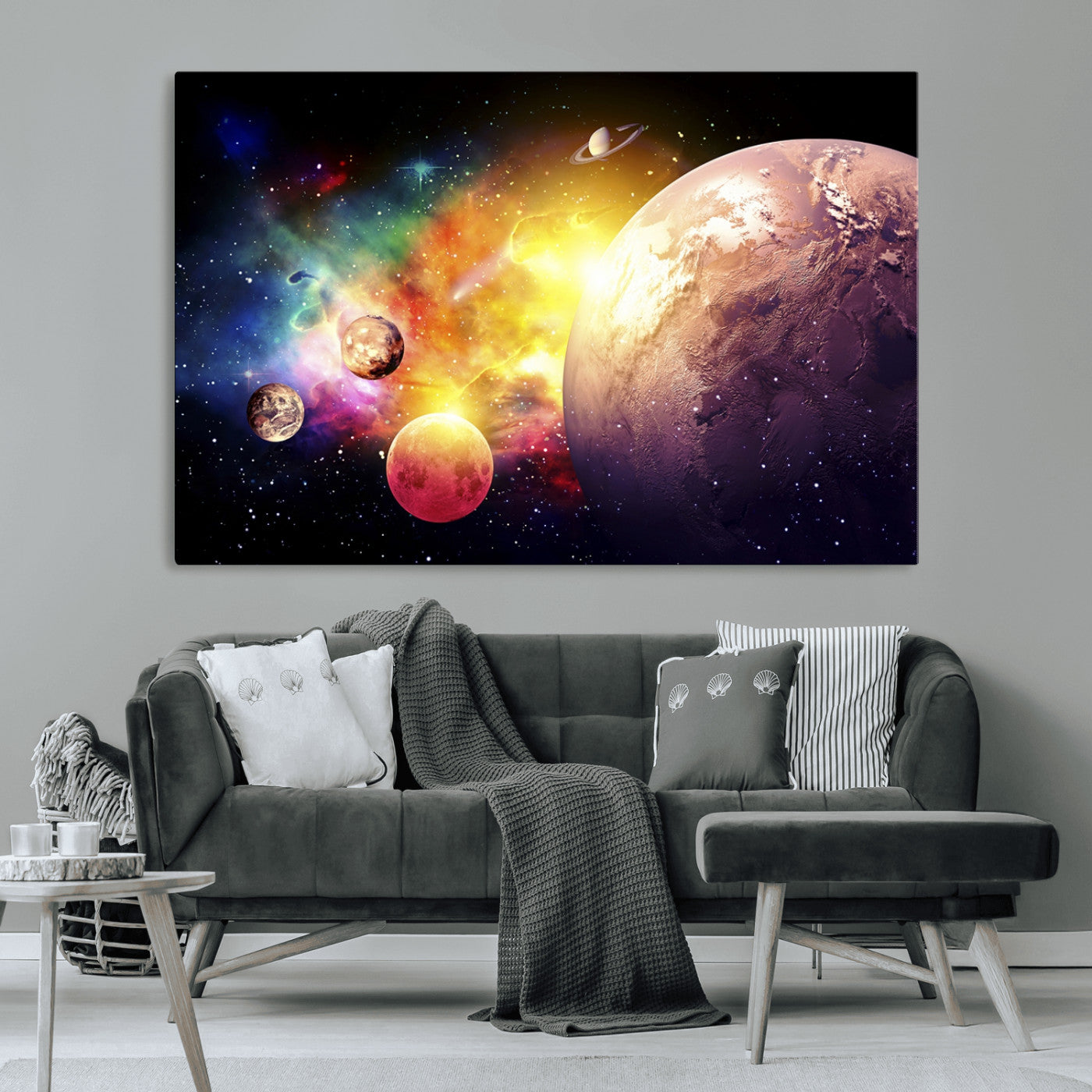 51843-MGV-CV-36X24-Space and Galaxy Canvas Print