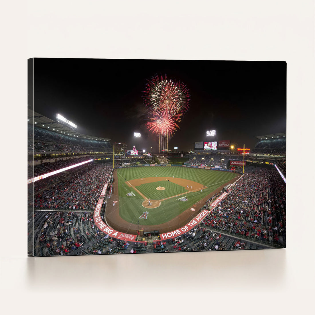 Angel Stadium Canvas Print | Los Angeles Angels Canvas Print