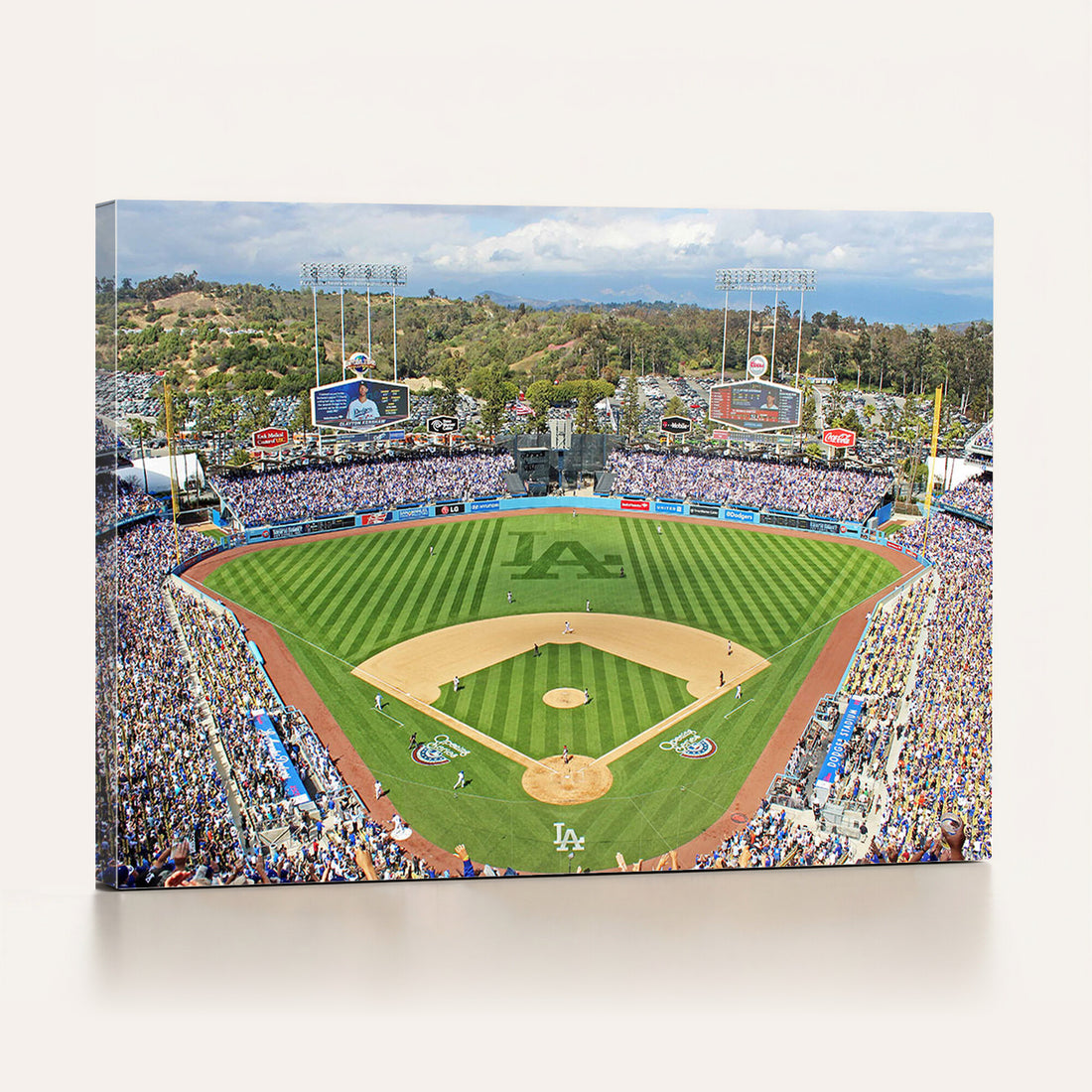Citi Field Wall Art Print | 3-Panel New York Mets Baseball Stadium Canvas Print