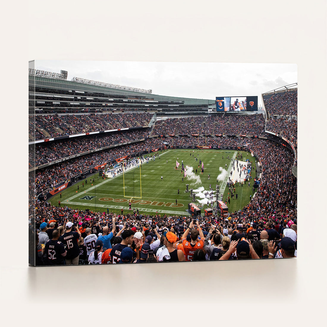 Chicago Bears Soldier Field Wall Art Canvas Print