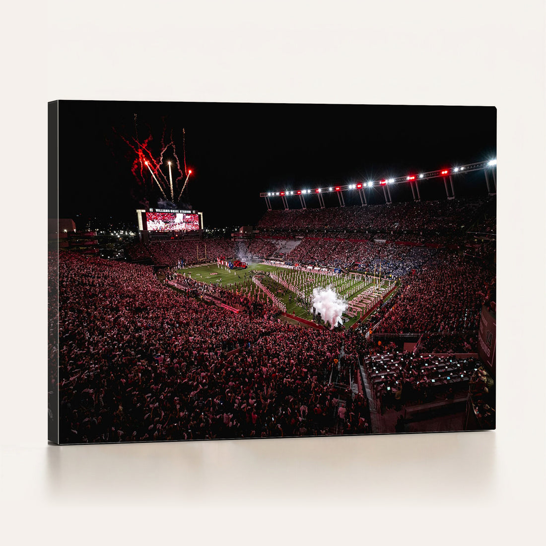 William Brice Stadium Wall Art Print, Baseball Game Room