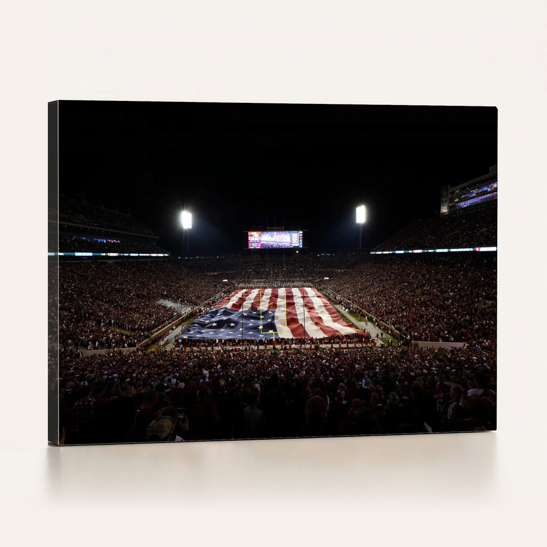 Oklahoma Memorial Stadium Wall Art Canvas Print, Oklahoma
