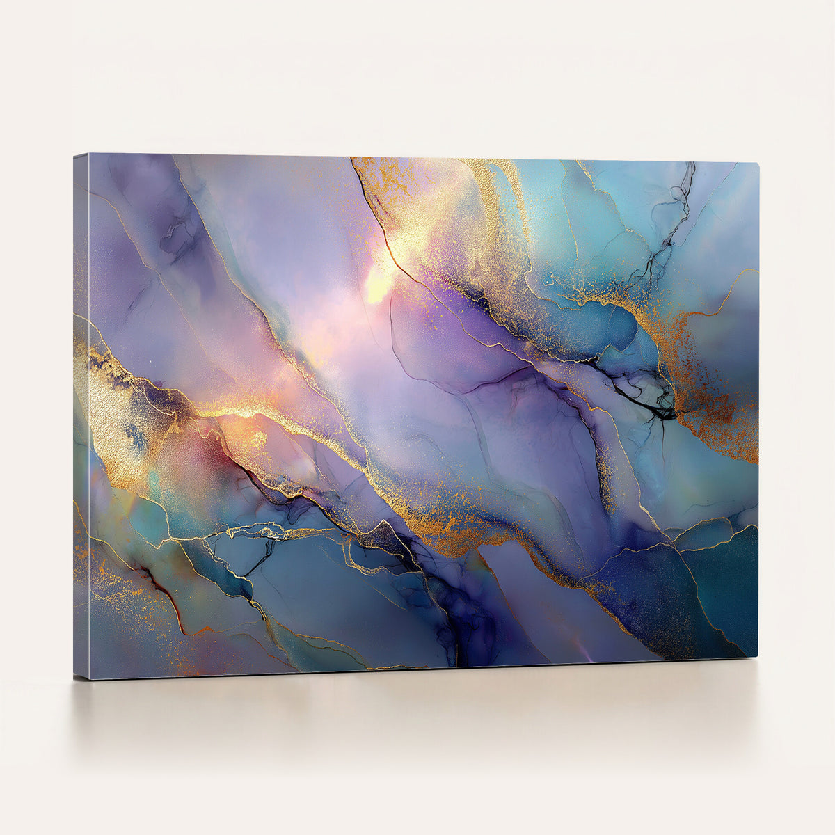 50939878-MGV-CV-36X24 - Colorful Abstract Canvas Wall Art Print, Vibrant Popup Color Art Print